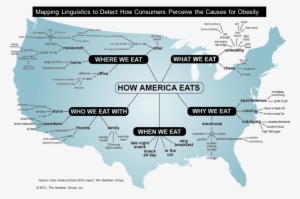 Language Map How America Eats 700 - Salem Massachusetts On A Map