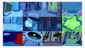 Background Art From Dexter's Laboratory - Dexter's Lab Background Art
