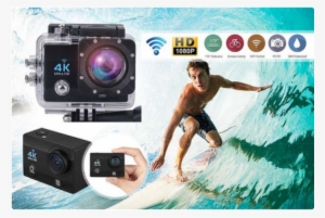 4k Wi-fi Waterproof Action Camera (black)