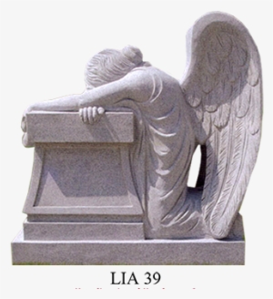 Kneeling Angel Headstone - Monument