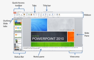 Power Point Window - Powerpoint 2010 Screen Elements