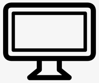 Frontal Tv Monitor Free Vectors, Logos, Icons And Photos - Icono De Monitor