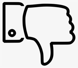Dislike Hate Thumb Down Thumbdown Disagree No Comments - Hate Icon