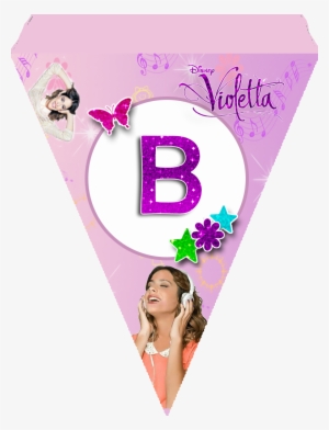 Varalzinho Modelo Violeta - Banderines De Violetta Para Imprimir