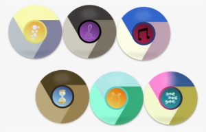 Emedina13, Background Six, Bon Bon, Cutie Mark, Derpy - Circle