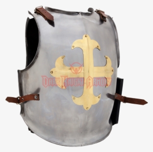 Gilt Cross Knights Breastplate And Backplate - Nauticalmart Knights Breastplate And Backplate