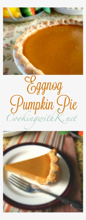 Eggnog Pumpkin Pie Printable Recipe - Pumpkin Pie