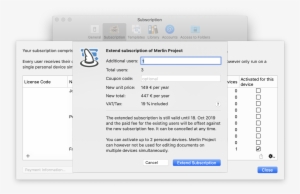 Extend Subscription Multi User Png Projectwizards Merlin - Merlin