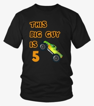 Kids 5th Birthday Boy Monster Truck T-shirt 5 Year - Larry Bernandez T Shirt