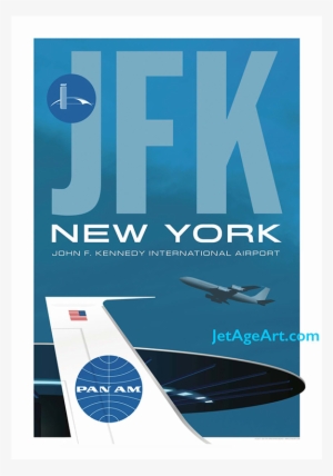 Jfk New York Airport Poster