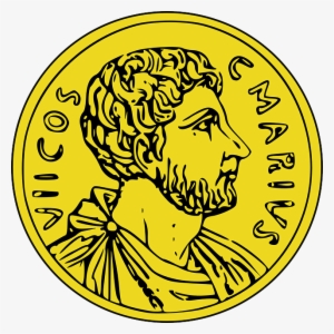 Coin, Roman, Money, Cash, Gold, Historic, Ancient, - Ancient Roman People Colouring Book