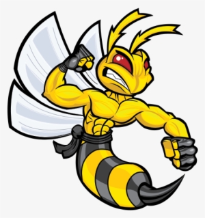 Clipart Free Download Printed Vinyl Bee Vespa Fighter - Bee Fighter
