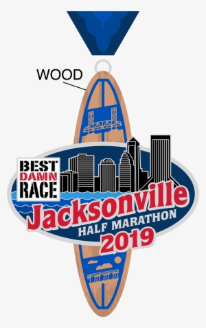 2018 Half Marathon Medal - Jacksonville