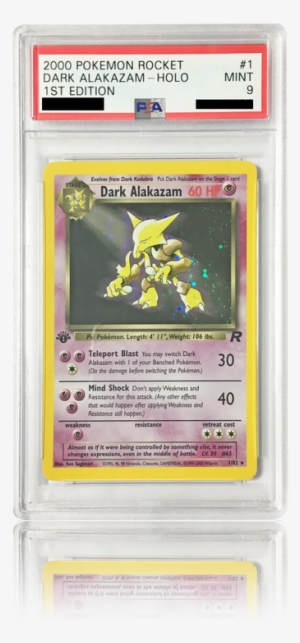 Psa 9 1st Edition Dark Alakazam 1/82