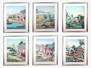 Chinese Watercolour & Gouache Paintings Of Chinese - Watercolor Painting