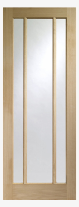 Xl Joinery Worcester 3 Light Oak Veneer Clear Glass - Glazed Oak Veneer Door