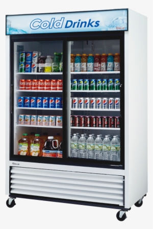 Turbo Air White Cabinet Exterior Two Section Glass - Turbo Air Tgm-48r(b)