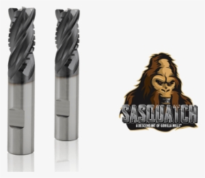 Sasquatch Lineup And Logo - Gorilla Mill Gmhx38c4 Corner Chamfer End Mill, 3/8"