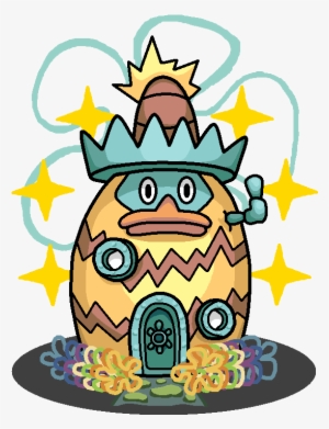 Spongebob Drawing House - Shiny Ludicolo