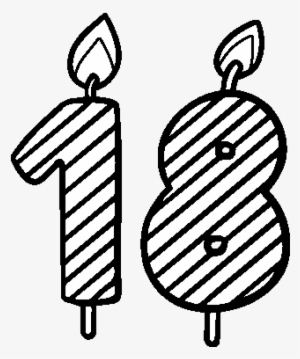 18 Years Old Coloring Page - Aniversário 28