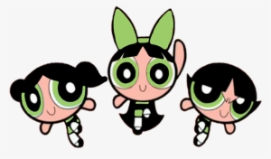 Powerpuff Girls Colored Buttercup - Dibujos De Las Chicas Superpoderosas Para Colorear