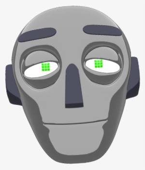 Robot Head Png Png Black And White Library - Robot Head Png