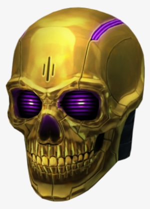 Image Robot High Resolution - Skull Png Gold