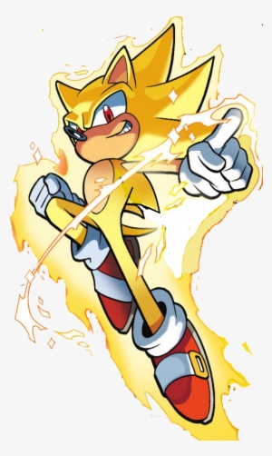 Super Sonic A 2013 1 - Archie Super Sonic Png