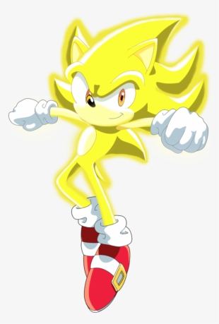 Super Sonic The Hedgehog By Siient-angei - Super Sonic Png