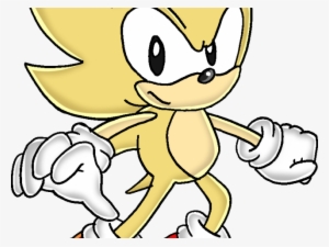 Sonic The Hedgehog Clipart Super Sonic - Classic Super Sonic The Hedgehog