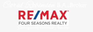 Coral Robinson, Broker, Re/max Four Seasons Realty - Remax Advance Realty Logo