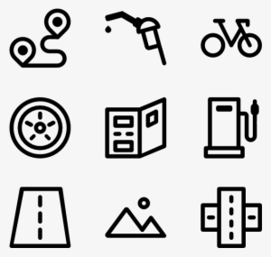 Road Elements - Fitness Icon Transparent Background