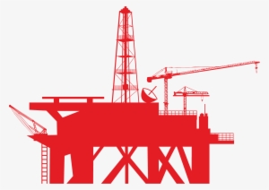 Vector Freeuse Library Oil Platform Drilling Derrick - Oil Platform Vector Png