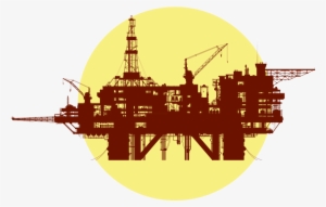 Nearly All Offshore Platforms Take Oil Samples On The - Oil Rig Vector