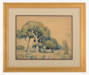 Carl Oscar Borg California Trees - Painting