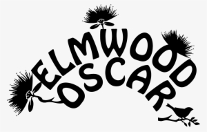 Cropped Amended Elmwood Oscar Logo Black 1 - Word Clouds For Veterans Day