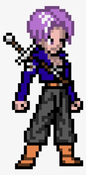 Trunks - Minecraft Pixel Art Trunks - 500x660 PNG Download - PNGkit