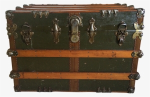 Exquisitely Crafted By P&s, This Antique 19th-century - Trunk