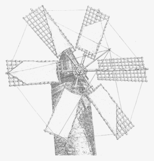 Molí De Vent - Line Art
