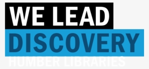 We Lead Discovery - Logo We Are Humber