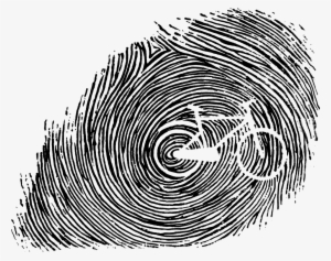 Cycling-thumbprint - Circle