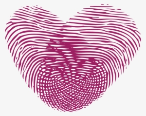 How To Set Use Single Plum Thumbprint Heart Clipart