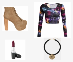 1) Jeffery Campbell Lita - Mac Lustre Lipstick - Jubilee