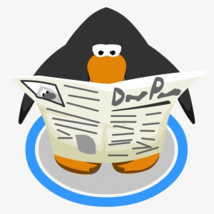 Newspaper Reading - Club Penguin Reading