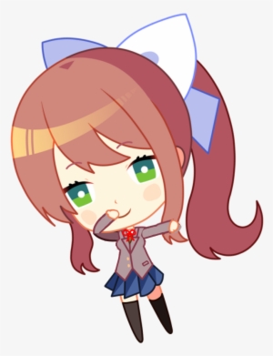 Edited Mediachibi Monika, But It Makes Me Cringe - Chibi