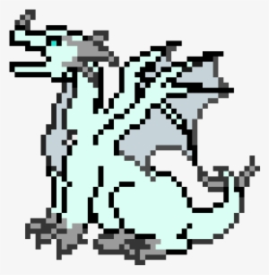Ice Dragon - Pixel Art
