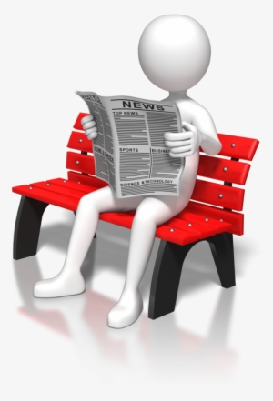 Self-directed Ira Newsletter - News Paper Reading Png