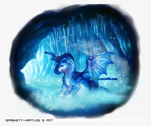 "lair Of The Ice Dragon" By Spaghettiwaffles - Unicorn