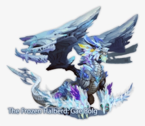 An Icy Dracomachina Covered In Crystal Armor - Shining Resonance Refrain Icon