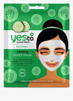 Product Photo - Yes To Cucumbers Paper Mask